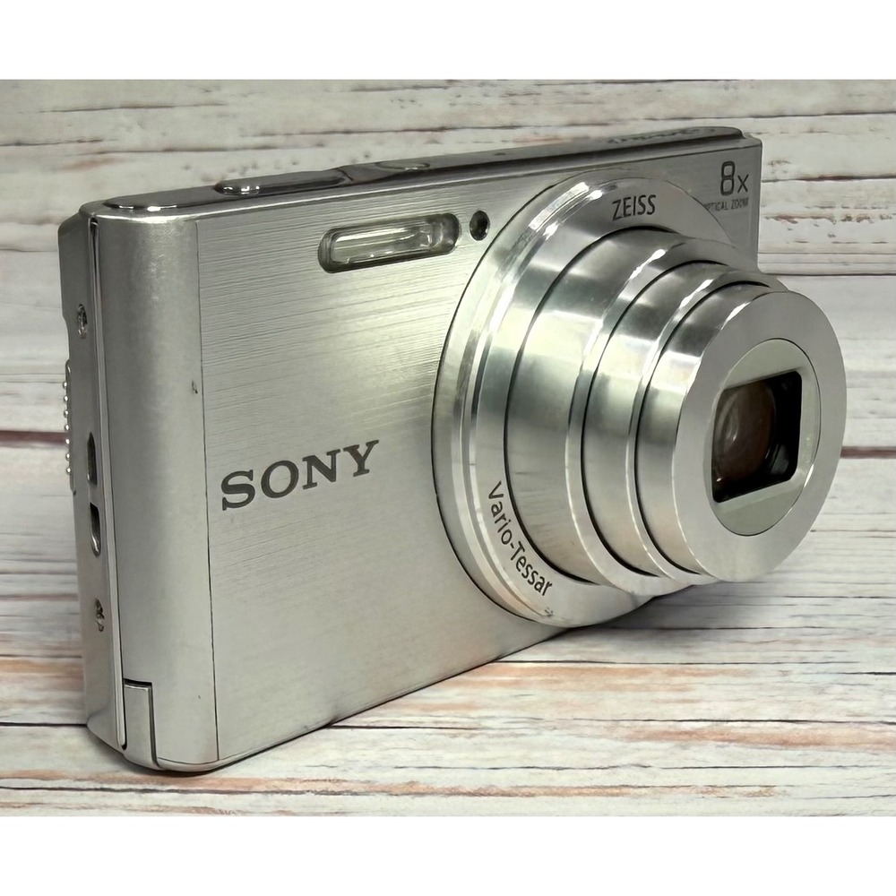 Sony Cyber-shot DSC-W830 Silver Digital Camera 20.1MP 8x Optical Zoom ZEISS Lens - Picture 2 of 11